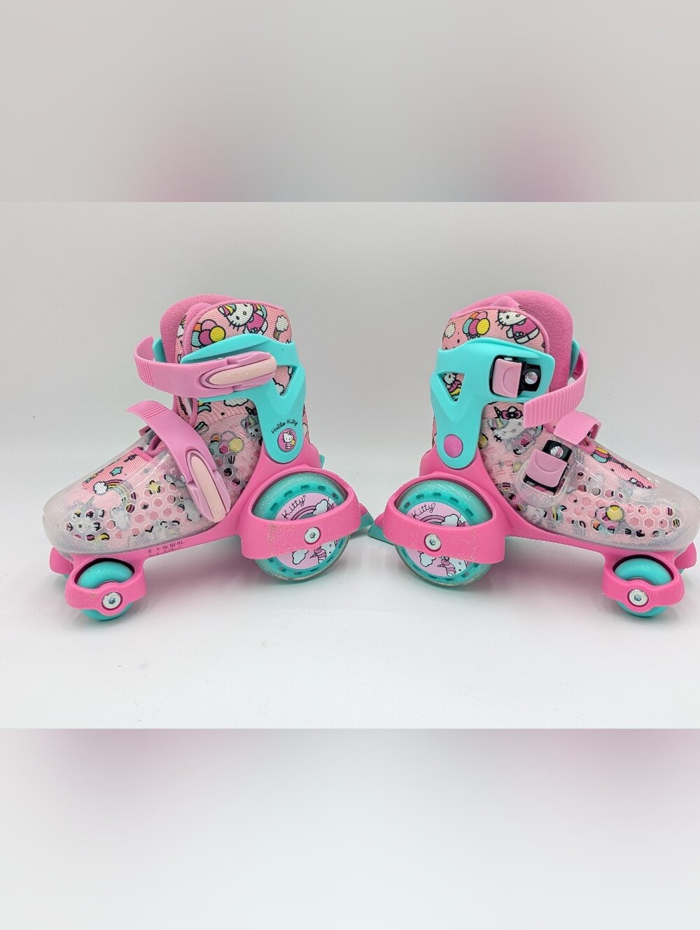 Hello Kitty EZ Roll Adjustable Roller Skates by Roller Derby, Size 11-2
